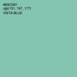 #83C5B1 - Vista Blue Color Image